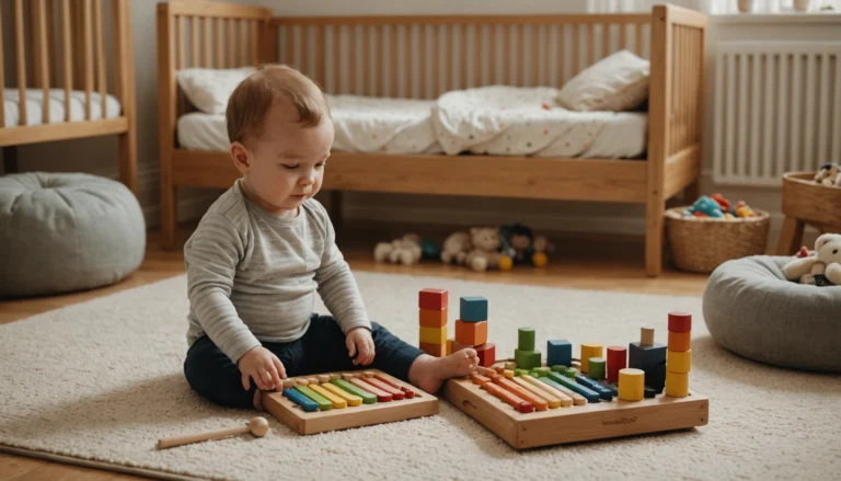 bébé tape montessori