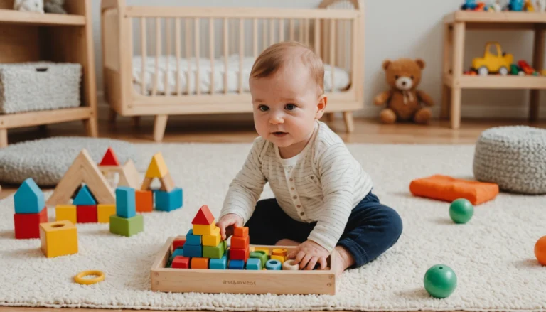 jouet bébé 7 mois montessori