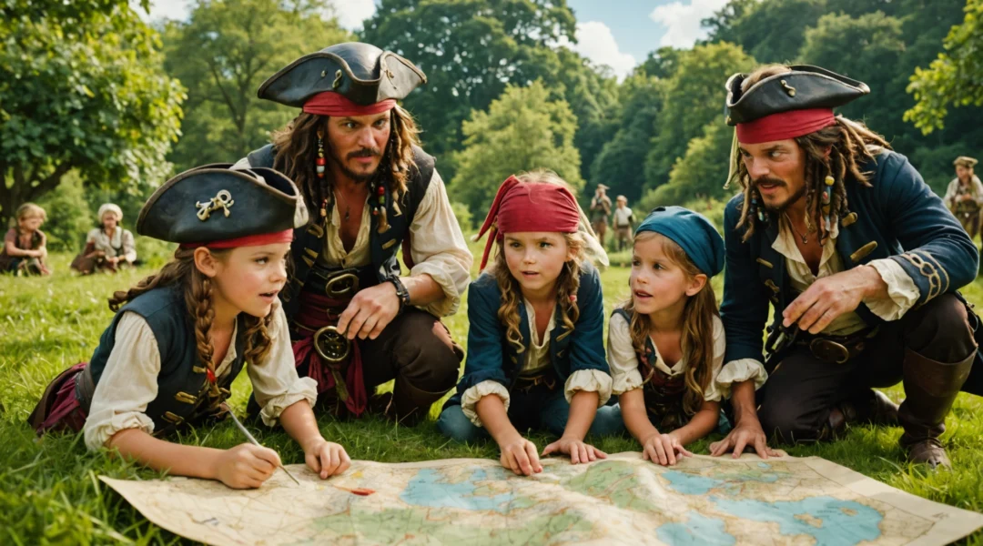 chasse au trésor des pirates