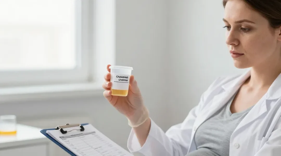 creatinine urinaire enceinte élevée