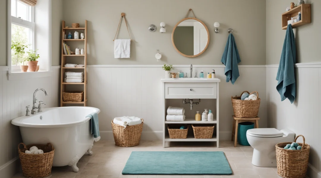salle de bain montessori