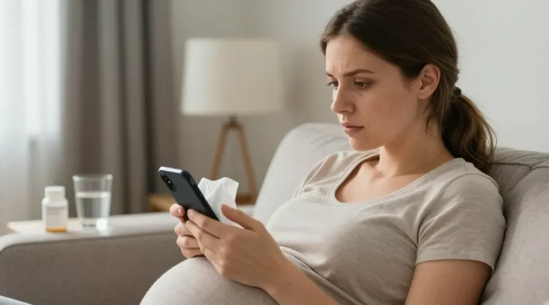pertes quand on est enceinte